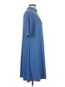 Apt. 9 Stripes Blue Casual Dress Size L - photo 4