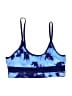 Shein Tie-dye Blue Swimsuit Top Size L - photo 1