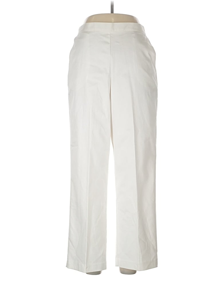 Pre-owned Alfred Dunner Dress Pants In White
