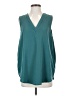 Tronjori 100% Polyester Teal Sleeveless Blouse Size S (estimated) - photo 1