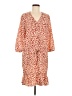 CAbi 100% Polyester Orange Casual Dress Size M - photo 1