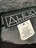 Alex Evenings 100% Silk Gray Black Kimono Size 8 - photo 7
