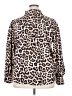 Zeagoo Animal Print Ivory Long Sleeve Button-Down Shirt Size XXL - photo 2