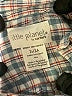 Little Planet Checkered-gingham Green Short Sleeve Button-Down Shirt Size 2T - photo 3