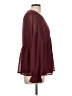 Assorted Brands 100% Polyester Burgundy Long Sleeve Blouse Size L - photo 4