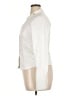 Talbots 100% Cotton Ivory Long Sleeve Blouse Size 10 - photo 5