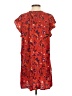 Old Navy Paisley Red Casual Dress Size S - photo 2