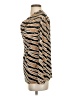 Adrienne Vittadini Animal Print Tan Long Sleeve Blouse Size S - photo 5
