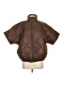 Piazza Roma 100% Polyester Argyle Brown Tan Jacket Size S - photo 1