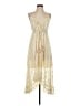 Unbranded 100% Polyester Ivory Cocktail Dress Size S - photo 1
