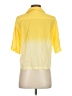 The Kooples Color Block Yellow 3/4 Sleeve Button-Down Shirt Size S - photo 2