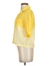 The Kooples Color Block Yellow 3/4 Sleeve Button-Down Shirt Size S - photo 5