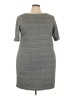 River Island Houndstooth Gray Casual Dress Size 22 - photo 1