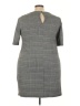 River Island Houndstooth Gray Casual Dress Size 22 - photo 2