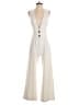 Alexis Solid Ivory White Jumpsuit Size S - photo 1