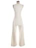 Alexis Solid Ivory White Jumpsuit Size S - photo 2