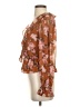 WAYF 100% Polyester Brown Long Sleeve Blouse Size XS - photo 5