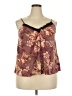 Torrid Burgundy Purple Sleeveless Blouse Size 2X Plus (2) - photo 1