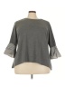 Alyx Gray 3/4 Sleeve Top Size 3X - photo 1