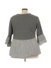 Alyx Gray 3/4 Sleeve Top Size 3X - photo 2