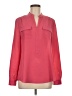 Lord & Taylor 100% Polyester Pink Long Sleeve Blouse Size M - photo 1