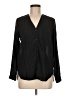 Gap 100% Lyocell Black Long Sleeve Blouse Size M - photo 1
