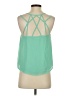 Mine Green Sleeveless Blouse Size S - photo 2