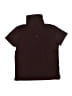 01.Algo Burgundy Short Sleeve Turtleneck Size 8 - 10 - photo 1