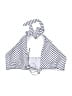 Unbranded Stripes Silver White Swimsuit Top Size XL - photo 1