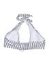 Unbranded Stripes Silver White Swimsuit Top Size XL - photo 2