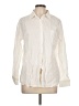Zanzea Collection Ivory Long Sleeve Button-Down Shirt Size L - photo 1