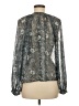 Let Me Be Gray Long Sleeve Blouse Size M - photo 2