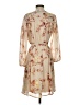 Kate and Lily 100% Polyester Floral Tan Cocktail Dress Size 4 (estimated) - photo 2