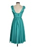 Wtoo 100% Polyester Teal Cocktail Dress Size 2 - photo 2
