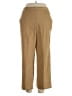 Alfred Dunner Solid Tan Khakis Size 14 - photo 1