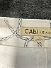 CAbi Animal Print Ivory Jeans Size 4 - photo 7