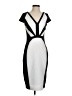 Thalia Sodi 100% Polyester Graphic Gray Cocktail Dress Size S - photo 1