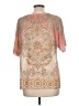 JM Collection Tan Short Sleeve Blouse Size L - photo 2