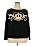 Joan Vass Black Wool Pullover Sweater Size 14 (3) - photo 1