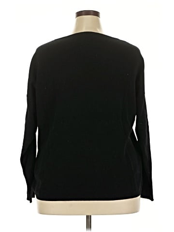 Joan Vass Wool Pullover Sweater (view 2)