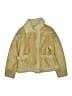 Zara 100% Polyester Solid Gold Tan Coat Size 11 - 12 - photo 1