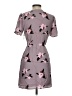Leith 100% Polyester Floral Gray Cocktail Dress Size XS - photo 2