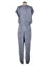 wren 100% Rayon Tweed Blue Jumpsuit Size S - photo 2