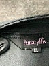 Amaryllis 100% Polyester Black Short Sleeve Blouse Size XL - photo 7