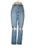 American Eagle Outfitters Hearts Blue Jeans Size 12 Long - photo 1