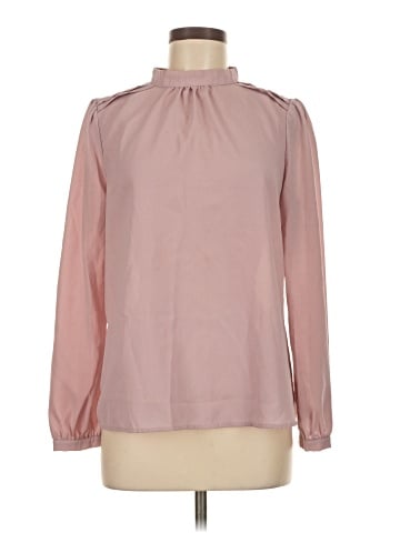 Allegra K Long Sleeve Blouse (view 1)