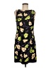 AGB Print Black Cocktail Dress Size 8 - photo 1