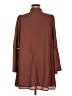 LUCCA Solid Brown Casual Dress Size M - photo 2