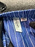 Tacera 100% Cotton Stripes Blue Jumpsuit Size L - photo 4