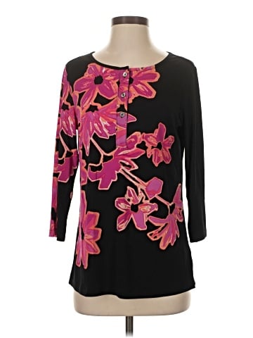 Kelly By Clinton Kelly 3/4 Sleeve T-Shirt (view 1)